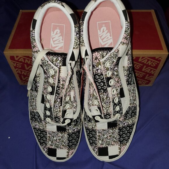 VANS Old Skool Patchwork 11.5 Men 13 Women - Picture 4 of 8